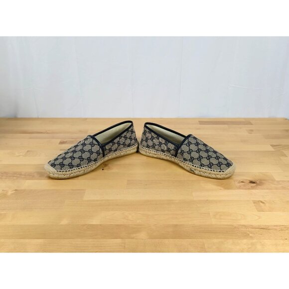 Gucci GG Supreme Blue Espadrilles Men's Size 9 | US 10 - Picture 8 of 12